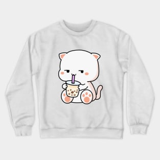 Kitty Loves Boba! Crewneck Sweatshirt